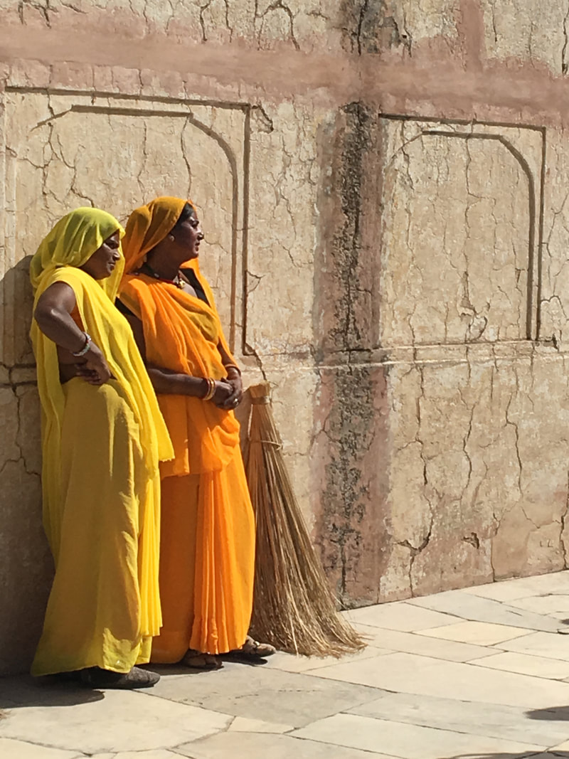 Indian women, India travel, Amer Fort, Jaipur